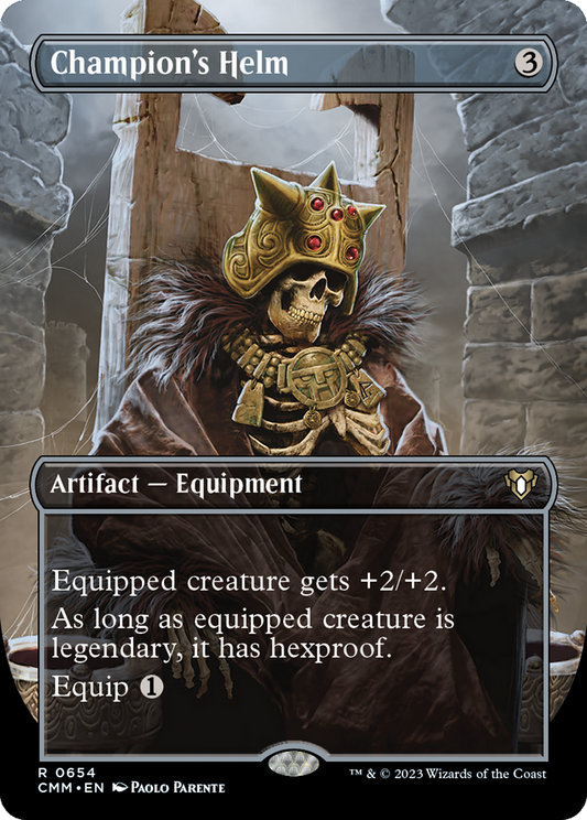 Champion's Helm (CMM-654) (Borderless) (Foil)