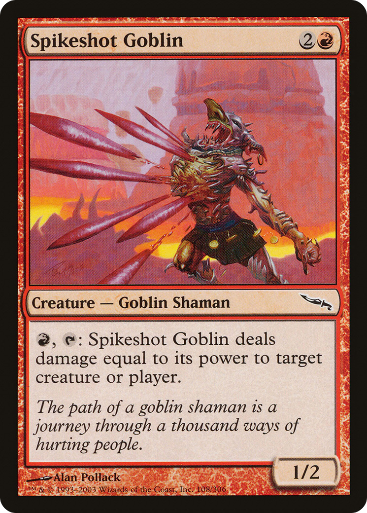 Spikeshot Goblin (MRD-108) (Foil)