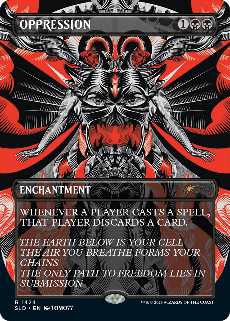 Oppression (SLD-1424) (Borderless) (Foil)