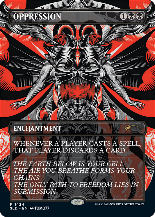 Oppression (SLD-1424) (Borderless) (Foil)