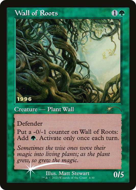 Wall of Roots (30A-P-004) (Foil)