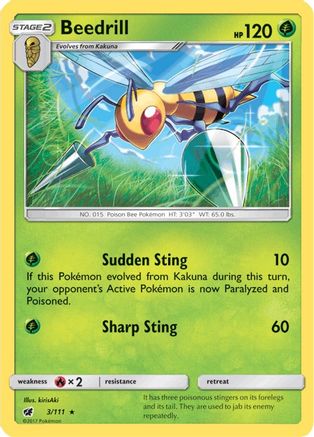 Beedrill (CIN-003) (Reverse Holofoil)