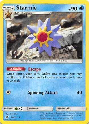 Starmie (CIN-016) (Reverse Holofoil)