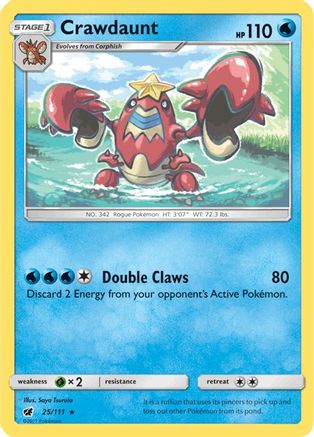 Crawdaunt (CIN-) (Reverse Holofoil)