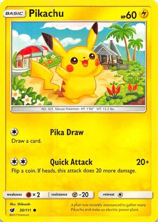 Pikachu (CIN-030) (Reverse Holofoil)
