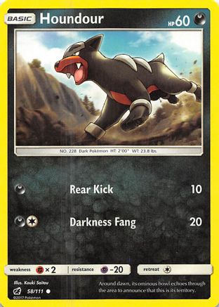 Houndour (CIN-058) (Reverse Holofoil)
