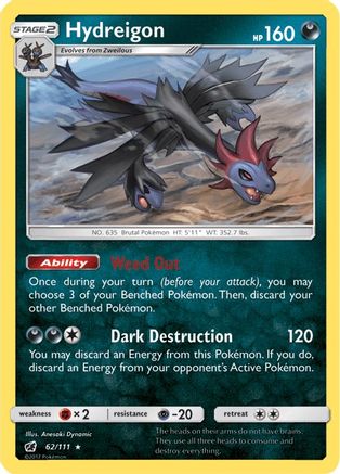 Hydreigon (CIN-062) (Reverse Holofoil)