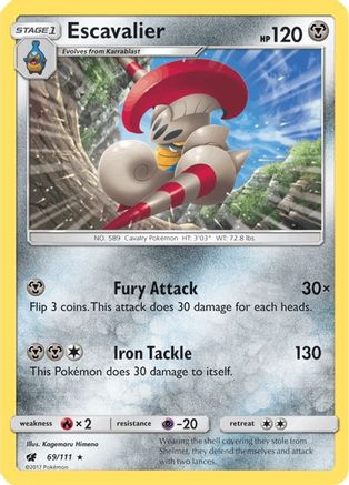 Escavalier (CIN-) (Reverse Holofoil)