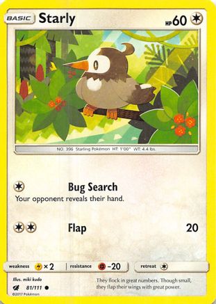 Starly (CIN-081) (Reverse Holofoil)