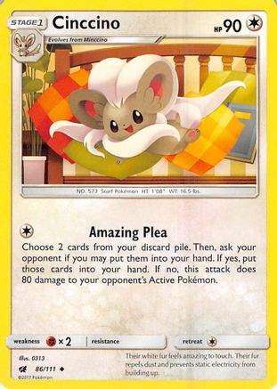 Cinccino (CIN-086) (Reverse Holofoil)