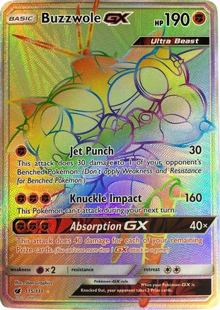 Buzzwole GX (Secret) (CIN-) (Holofoil)