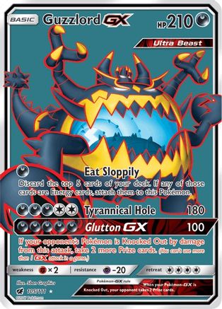 Guzzlord GX (Full Art) (CIN-105) (Holofoil)