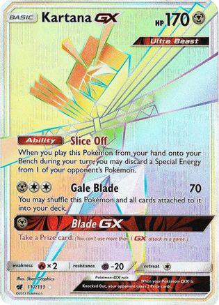 Kartana GX (Secret) (CIN-) (Holofoil)