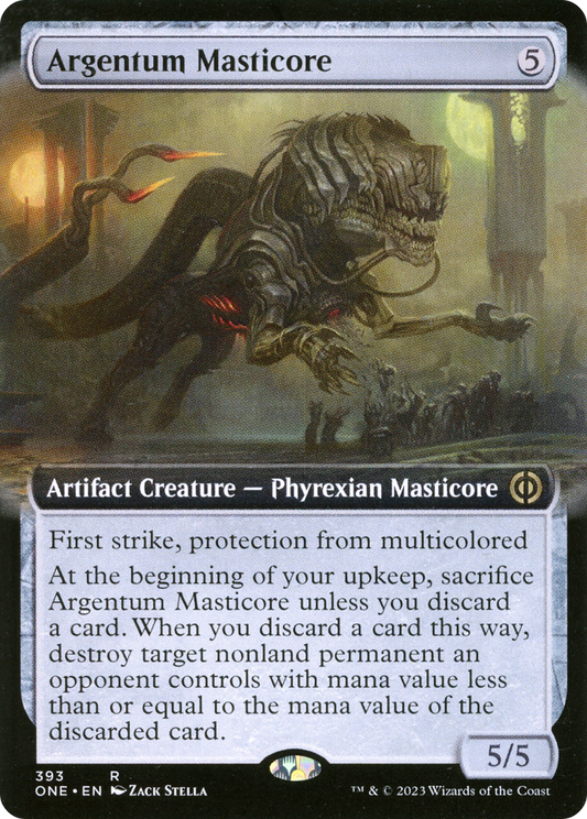 Argentum Masticore (ONE-393) (Extended Art) (Foil)