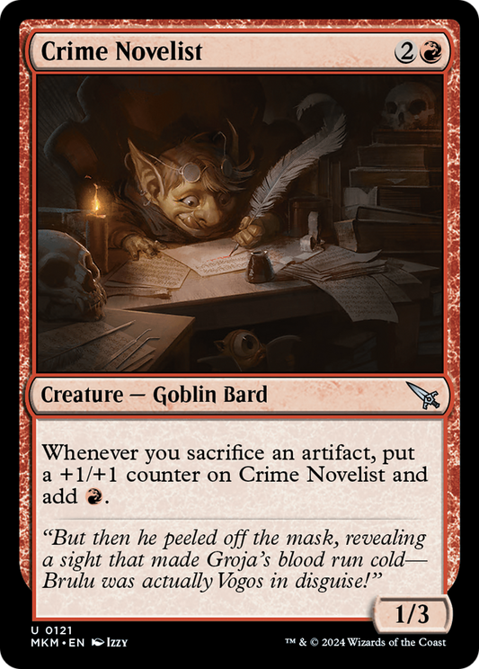 Crime Novelist (MKM-121) (Foil)