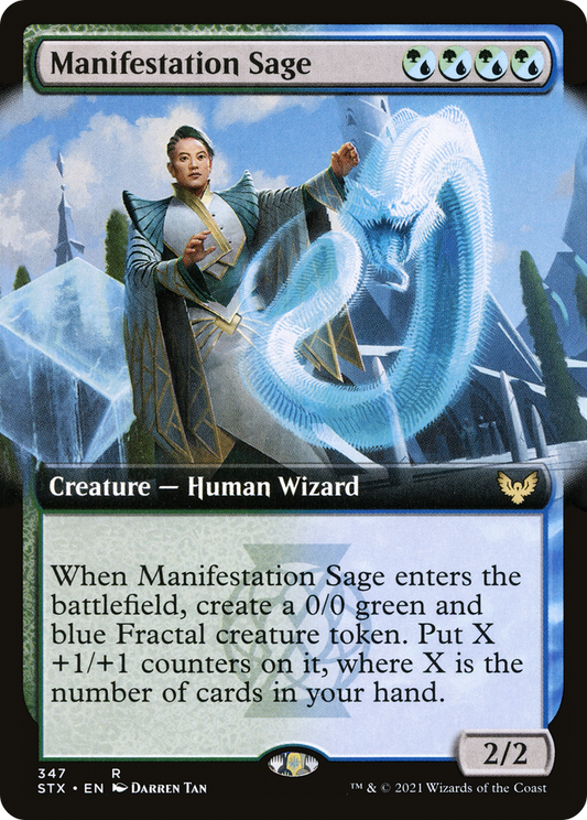 Manifestation Sage (STX-347) (Extended Art) (Foil)