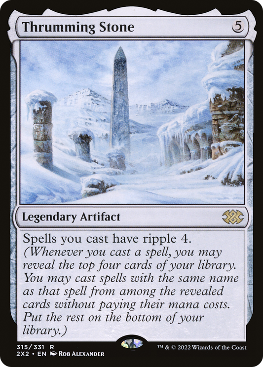 Thrumming Stone (2X2-315) (Foil)