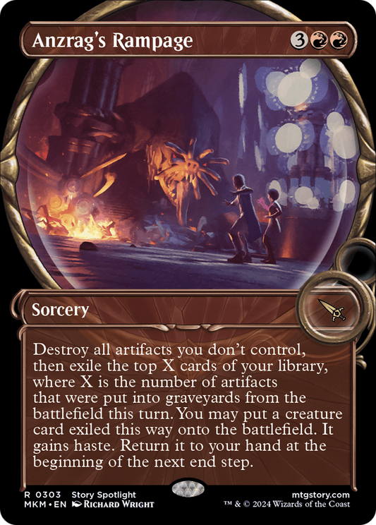 Anzrag's Rampage (MKM-303) (Showcase) (Foil)