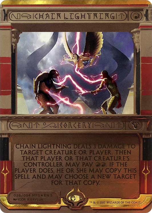 Chain Lightning (MPS2-026) (Borderless) (Foil)
