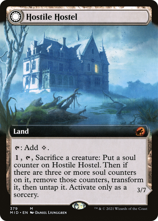 Hostile Hostel // Creeping Inn (MID-379) (Extended Art) (Foil)