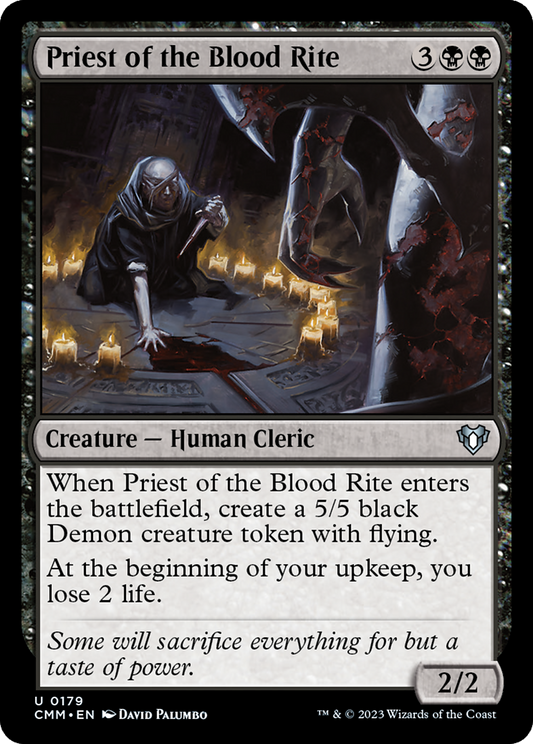 Priest of the Blood Rite (CMM-179) (Foil)
