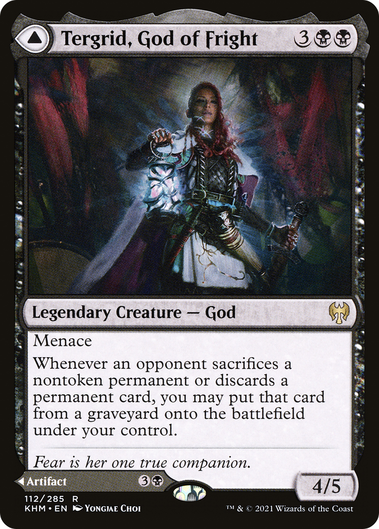 Tergrid, God of Fright // Tergrid's Lantern (KHM-112) (Foil)