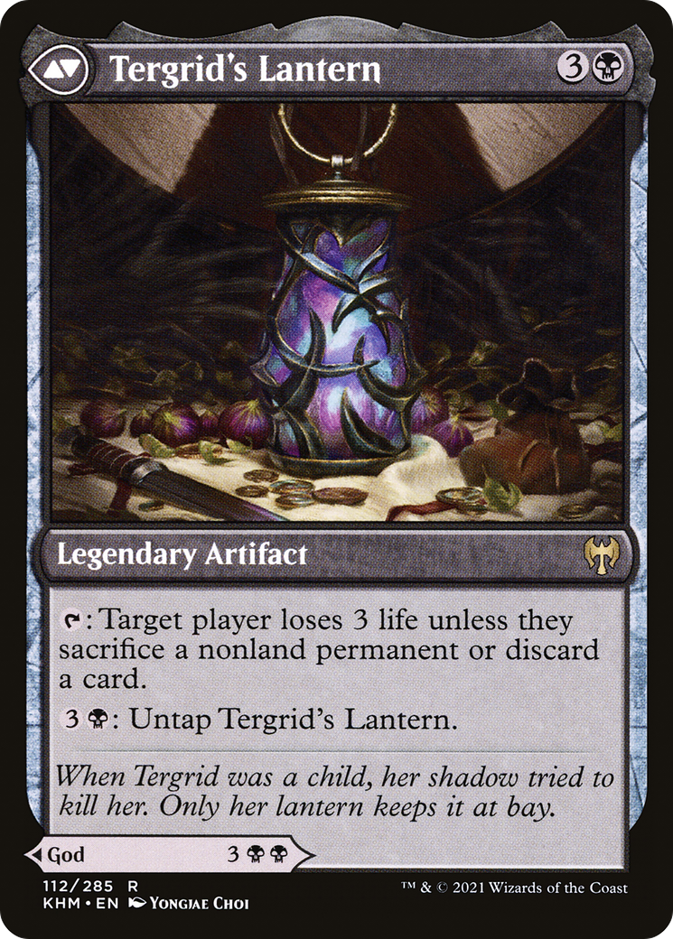 Tergrid, God of Fright // Tergrid's Lantern (KHM-112) (Foil)