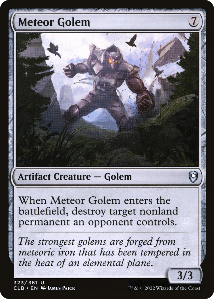 Meteor Golem (CLB-323) (Foil)