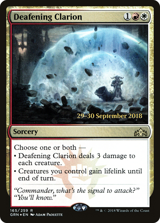 Deafening Clarion (PRE-165S) (Foil)