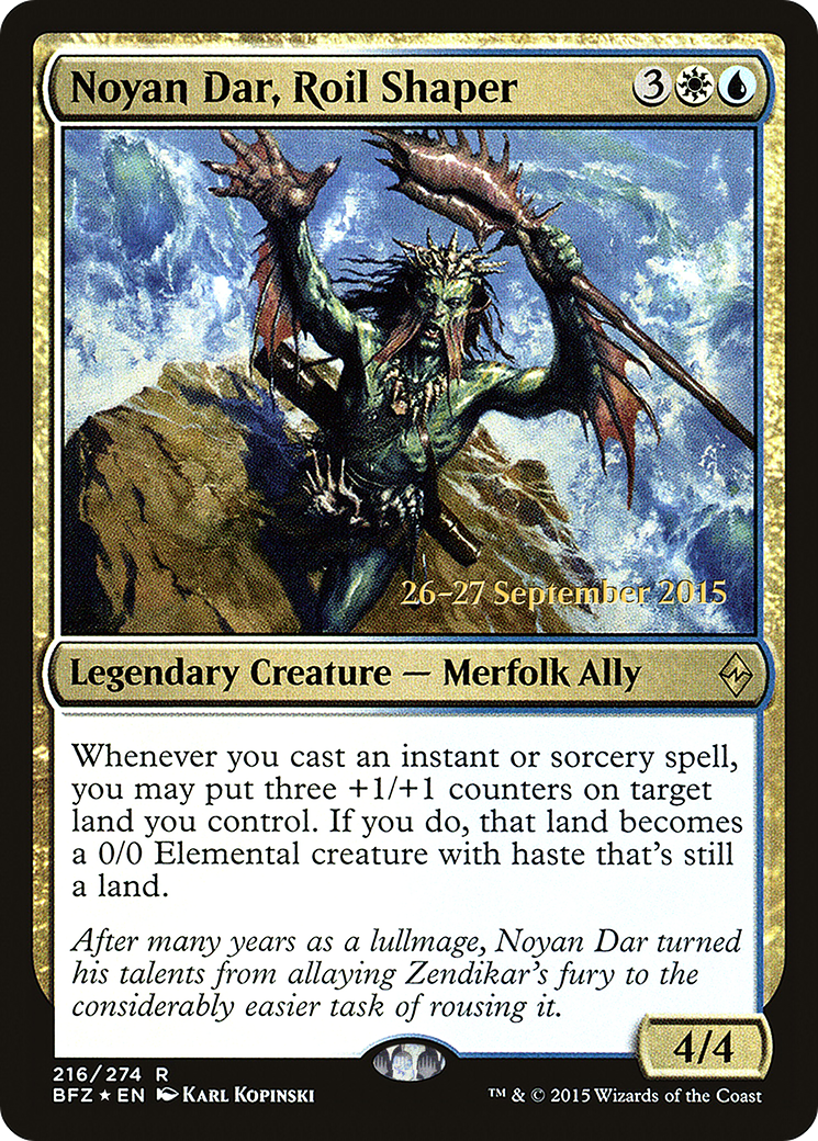 Noyan Dar, Roil Shaper (PRE-216S) (Foil)