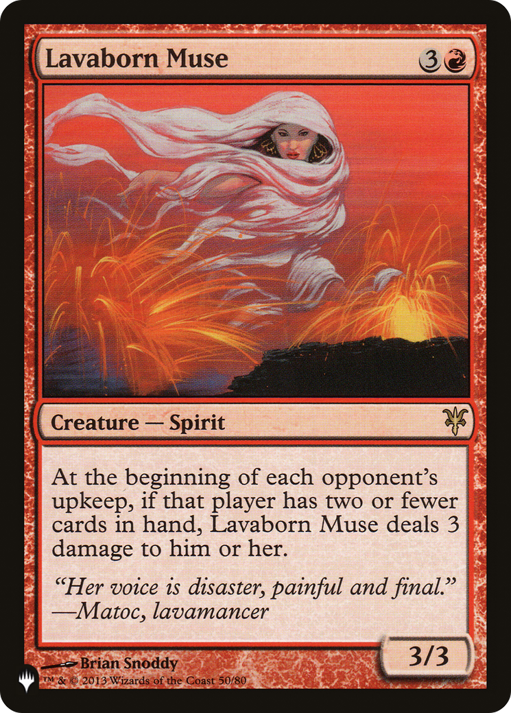 Lavaborn Muse (LIST-DDK-50)