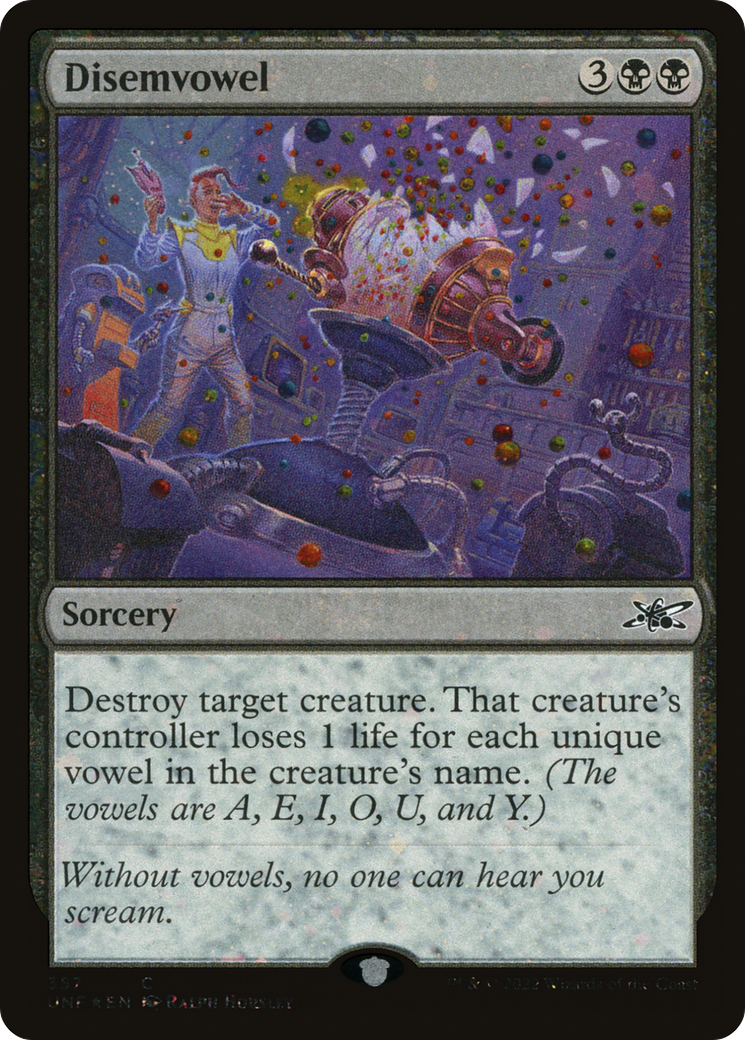 Disemvowel (UNF-357) (Galaxy Foil)
