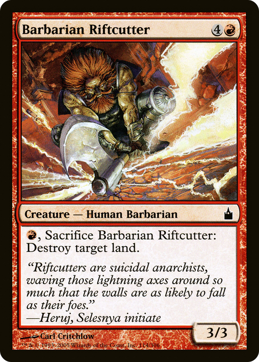 Barbarian Riftcutter (RAV-114) (Foil)
