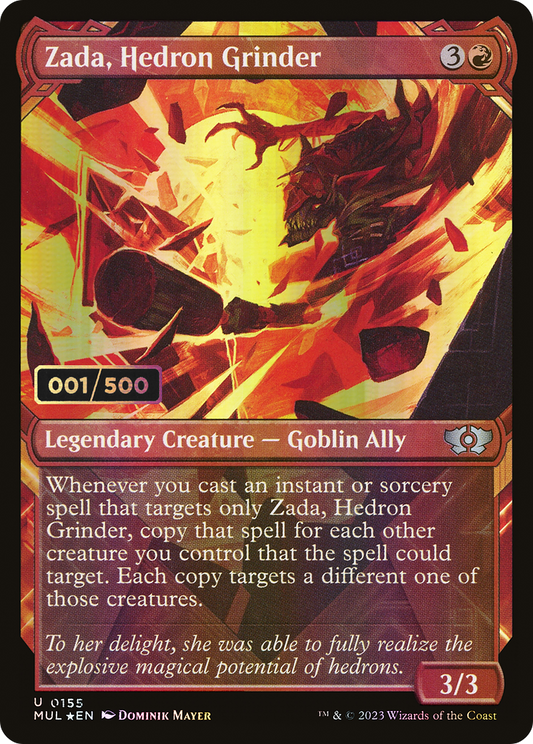 Zada, Hedron Grinder (MUL-155Z) (Showcase) (Foil) (Serialized)