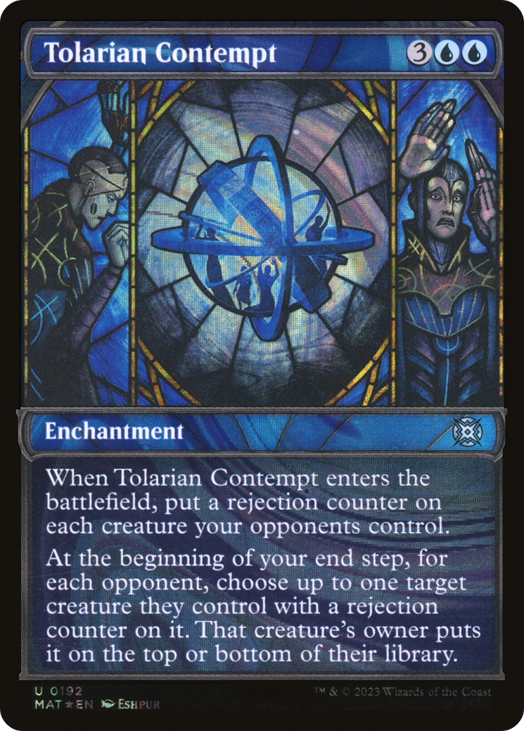 Tolarian Contempt (MAT-192) (Showcase) (Halo) (Foil)