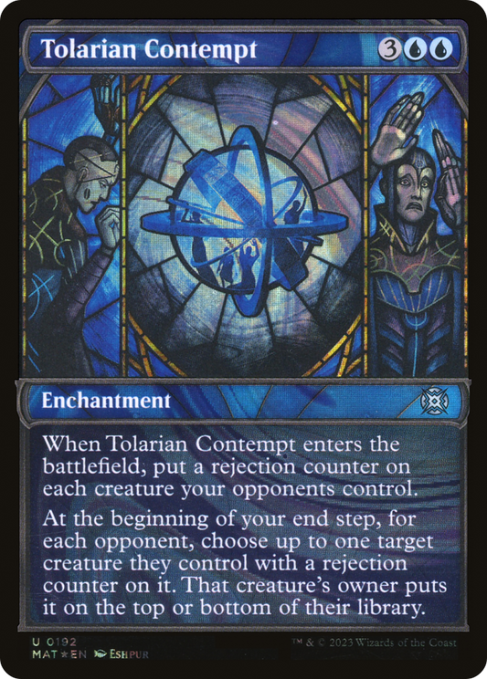 Tolarian Contempt (MAT-192) (Showcase) (Halo) (Foil)