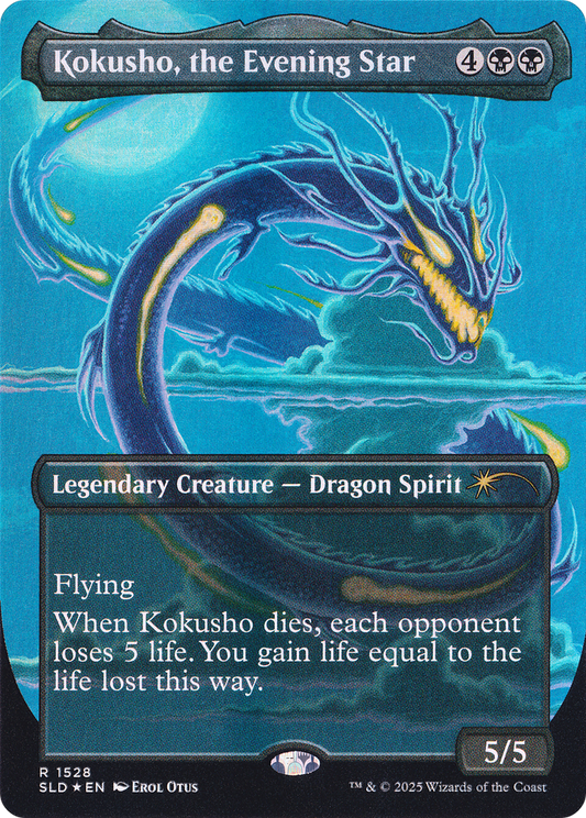 Kokusho, the Evening Star (SLD-1528) (Borderless) (Foil)