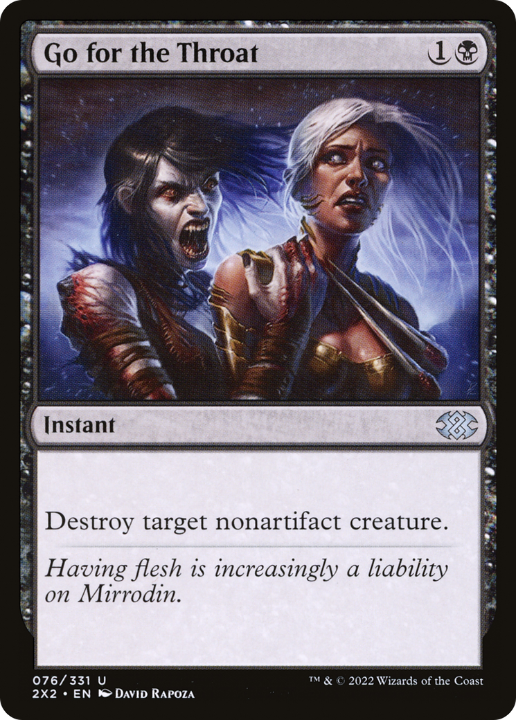 Go for the Throat (2X2-076) (Foil)