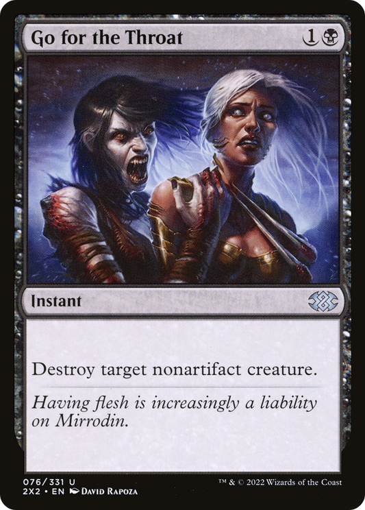 Go for the Throat (2X2-076) (Foil)
