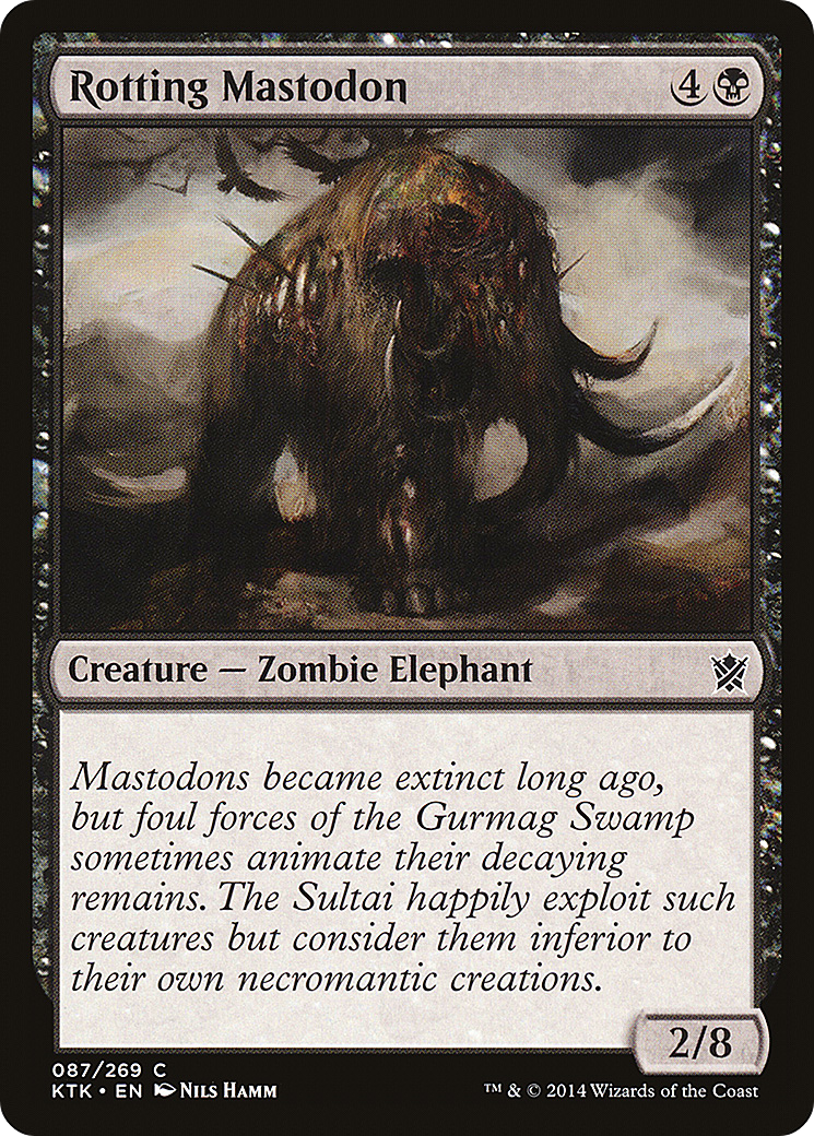 Rotting Mastodon (KTK-087) (Foil)