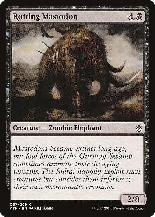 Rotting Mastodon (KTK-087) (Foil)