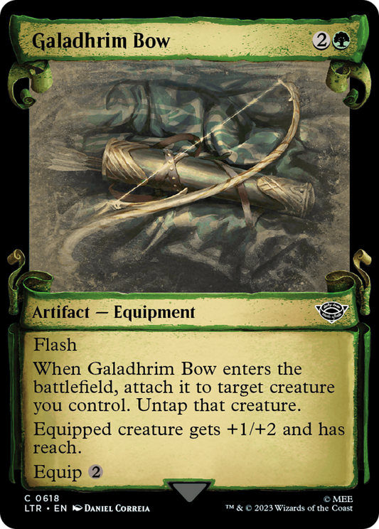Galadhrim Bow (LTR-618) (Showcase) (Scroll) (Foil)