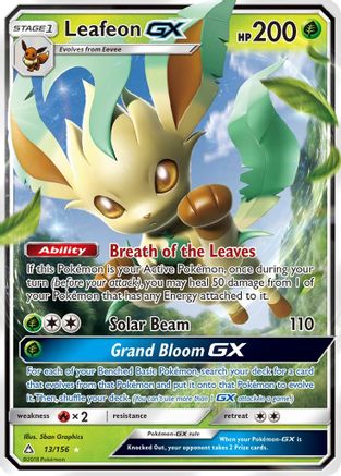 Leafeon GX (UPR-013) (Holofoil)