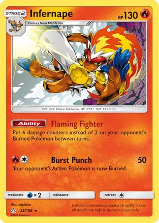 Infernape (UPR-023) (Reverse Holofoil)