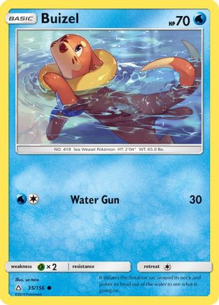 Buizel (UPR-035) (Reverse Holofoil)
