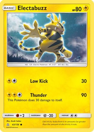 Electabuzz (UPR-043) (Reverse Holofoil)