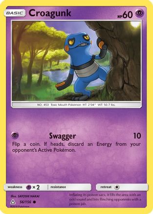 Croagunk (UPR-056) (Reverse Holofoil)