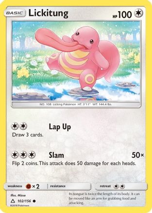 Lickitung (UPR-102) (Reverse Holofoil)