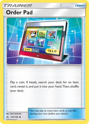 Order Pad (UPR-131) (Reverse Holofoil)
