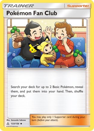 Pokemon Fan Club (UPR-133) (Reverse Holofoil)